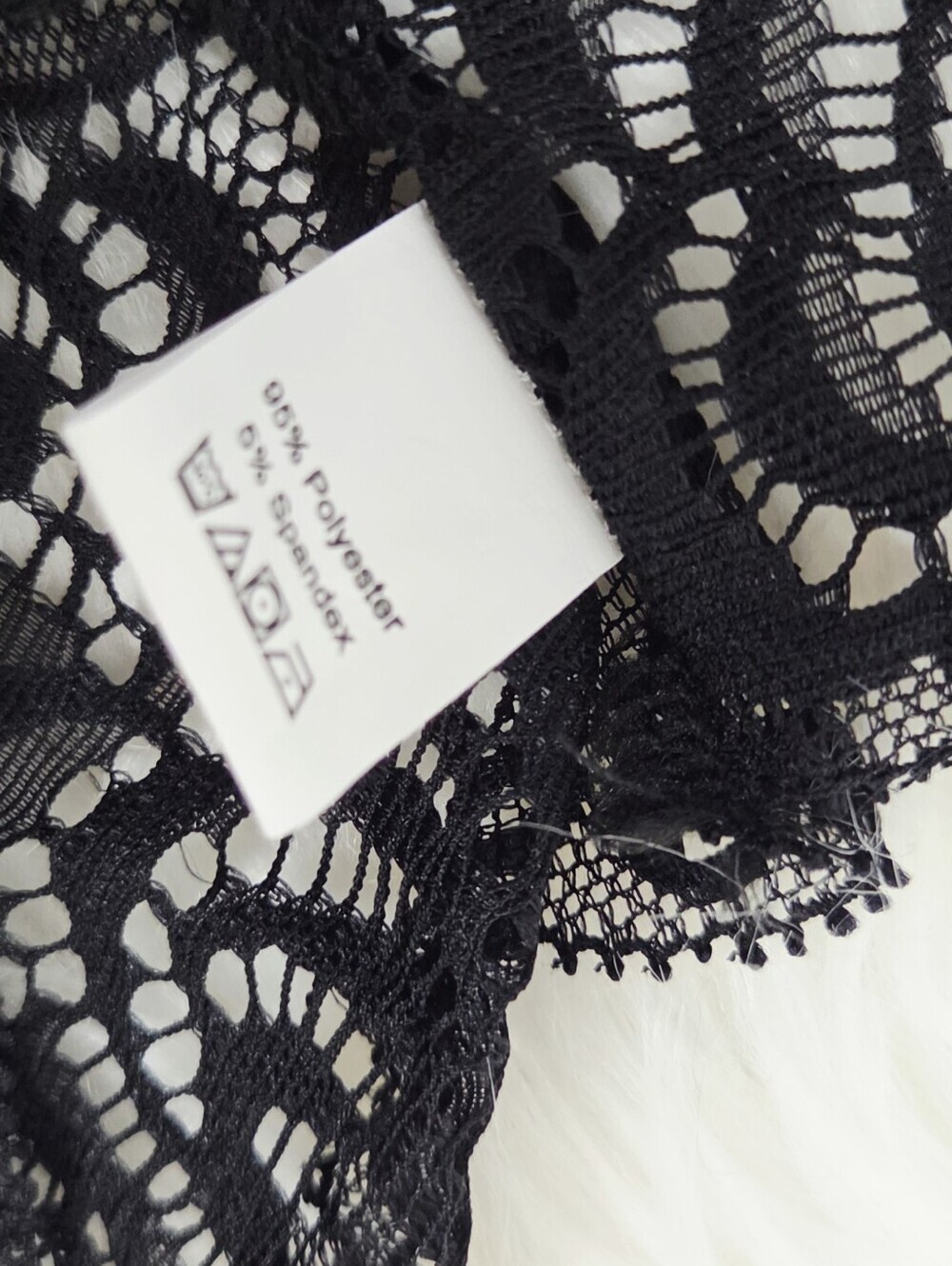 Black Stretch Lace Bralette & PantyShorts Set - Women Intimates Small New - Picture 3 of 8